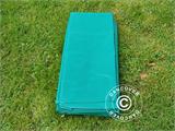 Tarpaulin 8x10 m, PVC 570 g/m², Green