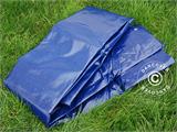 Afdekzeil 10x20m, PE 250g/m², Blauw