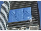 Afdekzeil 10x20m, PE 250g/m², Blauw