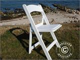 Padded Folding Chair 45x45x80 cm, White, 24 pcs.