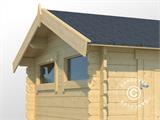 Wooden Shed Narva 3.8x2.5x2.39 m, 28 mm, Natural