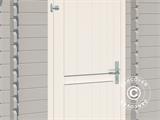 Wooden Shed Narva 3.8x2.5x2.39 m, 28 mm, Light Grey