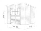 Wooden Shed, Bertilo Alster 4, 2.44x2.39x2.1 m