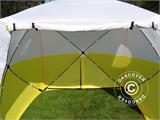 Work tent, FleXshelter PRO+, 2.1x2.1x2 m, PVC, Flame-retardant, Yellow/White